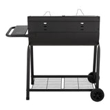 Outdoor-Garten-Holzkohlegrill mit Räde