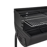 Outdoor-Garten-Holzkohlegrill mit Räde