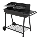 Outdoor-Garten-Holzkohlegrill mit Räde