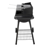 Outdoor-Garten-Holzkohlegrill mit Räde