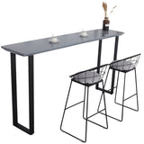 2-teiliges Set 40-cm hohe rechteckige Tischbeine aus Eisen