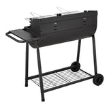 Outdoor-Garten-Holzkohlegrill mit Räde