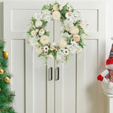 Spring Artificial Peony Wreath Mixed Flowers for Wedding Decor