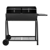 Outdoor-Garten-Holzkohlegrill mit Räde