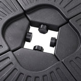 Livingandhome HDPE-Schirmständer mit Wasser- oder Sandfüllung, freitrage