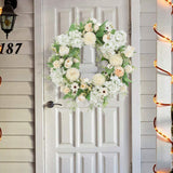 Spring Artificial Peony Wreath Mixed Flowers for Wedding Decor