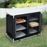 100CM Breite Campingküche mit 6 Staufächer